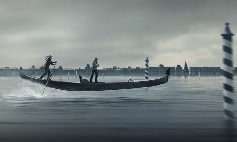 Lana Merino e gondolieri