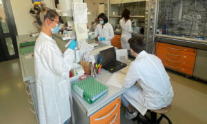 Un laboratorio chimico