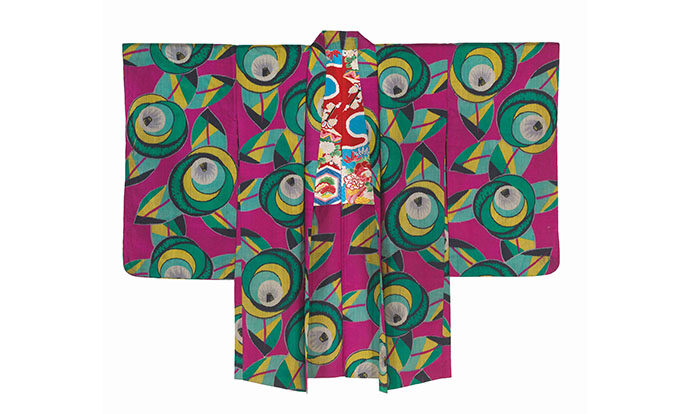 In kimono al Museo del Tessuto